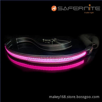 Night Safety Adjustable Illuminated Led Dog Leash